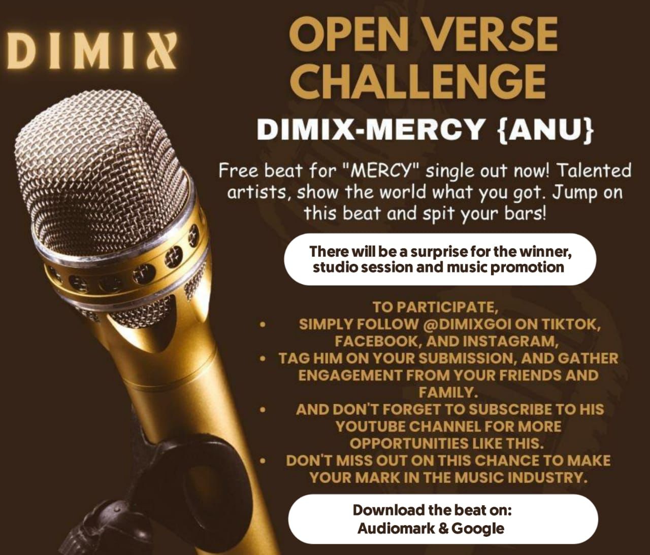 Dimix – Mercy(Anu) Open verse challenge